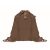 Saculet cu snur, 2410E23054, Everestus, 38 x 42 cm, Bumbac, Maro