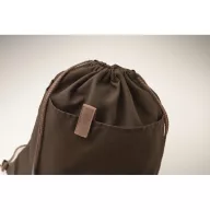   Saculet cu snur, 2410E23054, Everestus, 38 x 42 cm, Bumbac, Maro