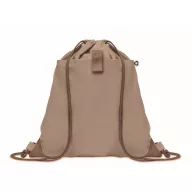   Saculet cu snur, 2410E23053, Everestus, 38 x 42 cm, Bumbac, Maro franghie
