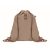 Saculet cu snur, 2410E23053, Everestus, 38 x 42 cm, Bumbac, Maro franghie