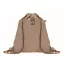 Saculet cu snur, 2410E23053, Everestus, 38 x 42 cm, Bumbac, Maro franghie