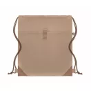 Saculet cu snur, 2410E23053, Everestus, 38 x 42 cm, Bumbac, Maro franghie