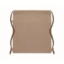 Saculet cu snur, 2410E23053, Everestus, 38 x 42 cm, Bumbac, Maro franghie