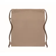   Saculet cu snur, 2410E23053, Everestus, 38 x 42 cm, Bumbac, Maro franghie