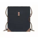 Saculet cu snur, 2410E23051, Everestus, 38 x 42 cm, Bumbac, Albastru marin francez