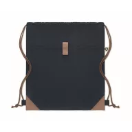   Saculet cu snur, 2410E23051, Everestus, 38 x 42 cm, Bumbac, Albastru marin francez