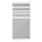 Prosop de plaja, Everestus, 42FEB232594, 75x150 cm, Bumbac, Gri Dark