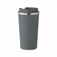   Cana de voiaj, Everestus, 2610E18500, 510 ml, Ø8.5x17 cm, Otel inoxidabil, Albastru Petrol