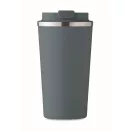 Cana de voiaj, Everestus, 2610E18500, 510 ml, Ø8.5x17 cm, Otel inoxidabil, Albastru Petrol