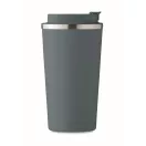 Cana de voiaj, Everestus, 2610E18500, 510 ml, Ø8.5x17 cm, Otel inoxidabil, Albastru Petrol