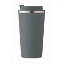 Cana de voiaj, Everestus, 2610E18500, 510 ml, Ø8.5x17 cm, Otel inoxidabil, Albastru Petrol