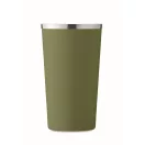 Cana de voiaj, Everestus, 2610E18501, 510 ml, Ø8.5x17 cm, Otel inoxidabil, Verde inchis