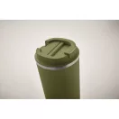 Cana de voiaj, Everestus, 2610E18501, 510 ml, Ø8.5x17 cm, Otel inoxidabil, Verde inchis