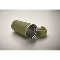   Cana de voiaj, Everestus, 2610E18501, 510 ml, Ø8.5x17 cm, Otel inoxidabil, Verde inchis