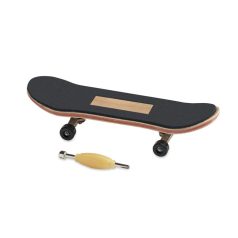   Mini skateboard, Everestus, 18SEP2871, 2.8x9.8x2 cm, Lemn, ABS, Natur