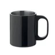   Cana cu perete dublu, Everestus, 18SEP4203, 300 ml, 11x8.5 cm, Otel, Negru