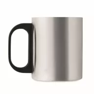   Cana cu perete dublu, Everestus, 18SEP4204, 300 ml, 11x8.5 cm, Otel, Argintiu