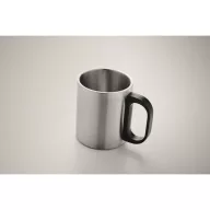   Cana cu perete dublu, Everestus, 18SEP4204, 300 ml, 11x8.5 cm, Otel, Argintiu