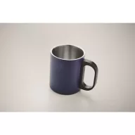   Cana cu perete dublu, Everestus, 18SEP4202, 300 ml, 11x8.5 cm, Otel, Albastru inchis