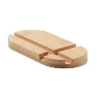   Suport de telefon de birou, Everestus, 18SEP3508, 17x7.6x1.5 cm, Bambus, Natur