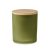 Lumanare ceara vegetala 200g, Everestus, 18SEP2470, 9.35x9.35x12 cm, Sticla, Bambus, Verde