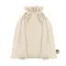 Saculet cu snur, Everestus, 18SEP2707, 25x32 cm, Bumbac, Bej