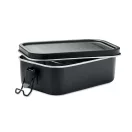 Caserola pranz, Everestus, 18SEP2385, 750 ml, 16x11.5x5.5 cm, Otel, Negru