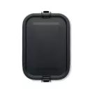 Caserola pranz, Everestus, 18SEP2385, 750 ml, 16x11.5x5.5 cm, Otel, Negru