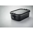 Caserola pranz, Everestus, 18SEP2385, 750 ml, 16x11.5x5.5 cm, Otel, Negru