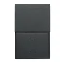 Cutie pentru cadouri, Everestus, 18SEP2314, 13.5x10.5x2 cm, Hartie, Negru