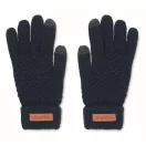 Manusi touch screen, 2410E25462, Everestus, 23 x 12 cm, rPET, Albastru marin francez