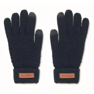   Manusi touch screen, 2410E25462, Everestus, 23 x 12 cm, rPET, Albastru marin francez