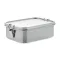 Caserola pranz, Everestus, 18SEP2382, 1200 ml, 19x14x6 cm, Otel, Argintiu
