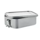 Caserola pranz, Everestus, 18SEP2382, 1200 ml, 19x14x6 cm, Otel, Argintiu