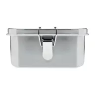   Caserola pranz, Everestus, 18SEP2382, 1200 ml, 19x14x6 cm, Otel, Argintiu