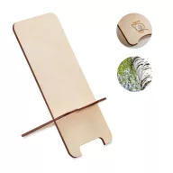   Suport telefon, de birou, Everestus, 42FEB231518, 18x7.8x0.06 cm, Lemn, Natur