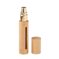   Sticluta pentru parfum 10 ml cu pulverizator, Everestus, 42FEB231240, Ø2 cmx9.8 cm, Bambus, Natur
