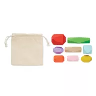   Set jucarii 8 piese din lemn, Everestus, 42FEB230691, 8, 10x14 cm, Lemn, Bej