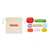   Set jucarii 8 piese din lemn, Everestus, 42FEB230691, 8, 10x14 cm, Lemn, Bej