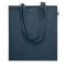 Sacosa de cumparaturi, 2410E24794, Everestus, 38 x 42 cm, Bumbac, Albastru marin francez