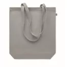 Sacosa pentru cumparaturi, 2401E15835, Everestus, 38x9x42 cm, Bumbac, Gri
