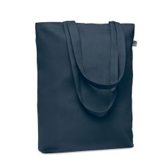   Sacosa de cumparaturi, 2410E24807, Everestus, 38 x 9 x 42 cm, Bumbac, Albastru marin francez
