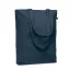 Sacosa de cumparaturi, 2410E24807, Everestus, 38 x 9 x 42 cm, Bumbac, Albastru marin francez