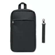   Geanta sport, Everestus, 42FEB230706, 17x6.5x28 cm, Poliester, Negru