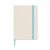 Agenda, Everestus, 42FEB231460, A5, Dictando, Coperta cu elastic, 80 file, 21x14.5x1.3 cm, Hartie, Turcoaz