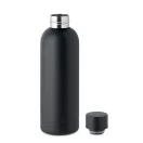 Sticla de apa bidon sport, Everestus, 42FEB231055, 500 ml, Ø7x22 cm, Otel, Negru
