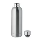 Sticla de apa bidon sport, Everestus, 42FEB231058, 500 ml, Ø7x22 cm, Otel, Argintiu Matt