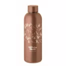 Sticla de apa 500 ml, 2410E23707, Everestus, ø7 x 22 cm, Otel, Maro cupru