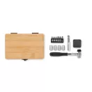 Set 13 scule, Everestus, 42FEB232615, 14.3x9.3x3.2 cm, Bambus, Natur