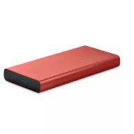   Baterie externa 10000 mAh, 18 W, USB-C, 2509E16022, Everestus, 14.2x6.6x1.6 cm, Aluminiu, Burgundy